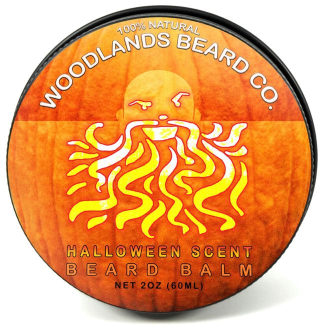 Halloween Beard Balm - Pumpkin Spice Scent from Woodlands Beard Co.