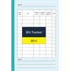 Bill Tracker Mini: Pocket Size / 4x6 Inch Monthly Payment Planner / Record Book with Checklist