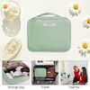 2Pcs Makeup Bag Travel Makeup Bag Waterproof Cosmetic Bag Portable Makeup Organizer Bag for Women Girls(Green)