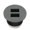 2-Way Threaded Panel Mount Housing for Anderson Powerpole Connector PP15 PP30 PP45