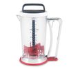 Zyliss E970050U Smooth Blend Mixer and Dispenser, Plastic, Clear/White/Grey/Red