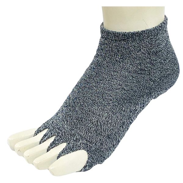 Healthy Socks with Bamboo Fiber, Fingerless Health Socks (9.8 - 10.6 inches (25 - 27 cm), For Cold Conditions and Foot Swelling