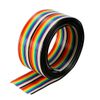 Sourcingmap Flat Ribbon Cable 20P Rainbow IDC Wire 1.27mm Pitch 1 Meter Long