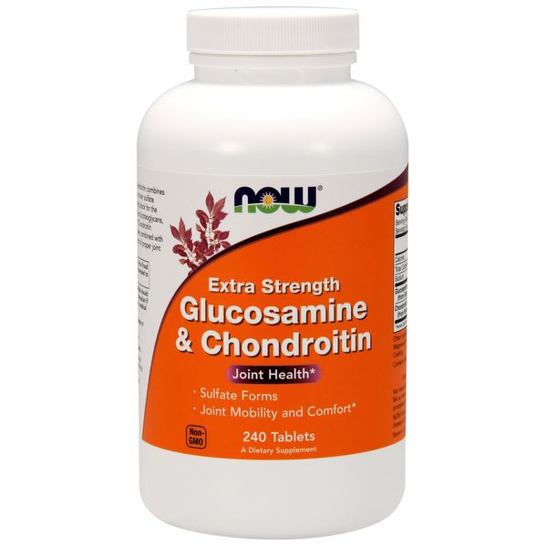 NOW Supplements - Glucosamine & Chondroitin Extra Strength 240 Tablets