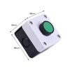 VIFERR Push Button Switch, Weatherproof Green Push Button Switch One Knob Control Box for Gate Opener Indoor Outdoor
