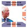 Personalised King Charles III Coronation Cardboard Selfie Frame - Union Jack