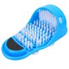 Blue Foot Massager Cleaner With Suction Cups Exfoliating Slipper For Easy Use