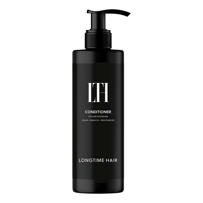 LONGTIME HAIR® Haarkur I Extensions Pflege mit Bio-Arganöl I 200ml I IDEAL: Haarpflege für Eigenhaar & Echthaar Extensions I 100% vegan I ohne Silikon und Parabene