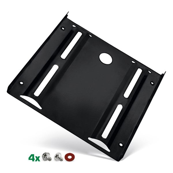 InLine 39950S HDD/SSD Mounting Frame, 2.5" to 3.5" Compatible, Black