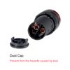 uxcell 5Pcs Red Indicator Light AC/DC 24V, 16mm Panel Mount, for Electrical Control Panel, HVAC, DIY Projects