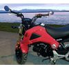 i5 Black Handle Bar End Mirrors compatible with Honda Grom & Monkey 125