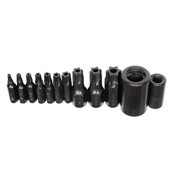 K Tool 21500  10pc Tamper Proof Torx Socket Set T10-T55