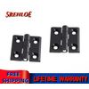 (2) 2" x 2" Hinged Door Metal Hinge Cabinet Aluminum Box Backsplash
