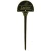 Rocket Herb Labels in Solid Brass