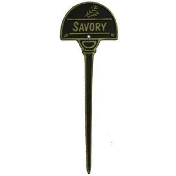 Rocket Herb Labels in Solid Brass