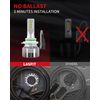 9006 HB4 LED Headlight Bulb Conversion Kit Low Beam 6000K Bright Replace Halogen