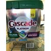 6 Boxes -Cascade Platinum ActionPacs Dishwasher Detergent - 92 Count Fresh Scent