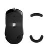 kwmobile Mouse Feet Replacement Compatible with SteelSeries Rival 5 Computer Mouse Skates Sticker - Black