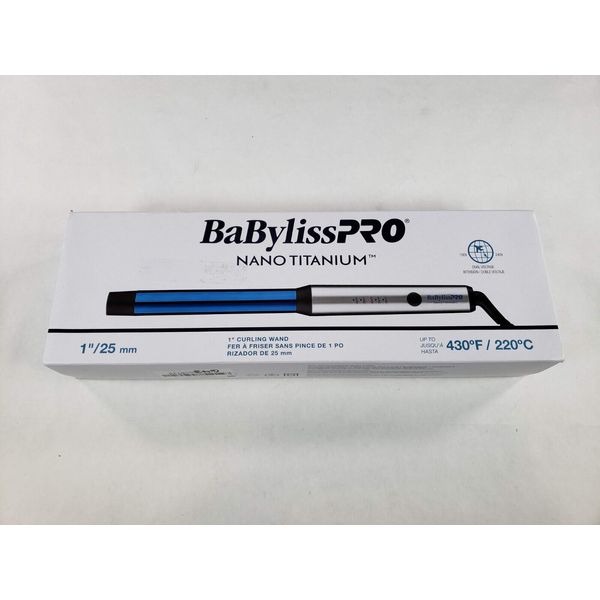 BaBylissPRO Nano Titanium Curling Wand 1"