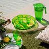 Omada Design 6 Cocktail/Beverage Glasses 400 ml, Stackable, Shatterproof, Plastic for Outdoor Use, Samba Line
