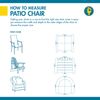 Duck Covers Ultimate Waterproof 28 Inch Stackable Patio Chair Cover