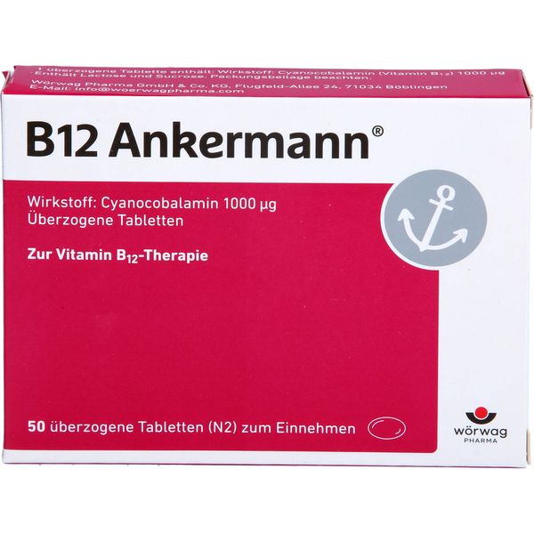 B12 Ankermann Tabletten, 50 St. Tabletten