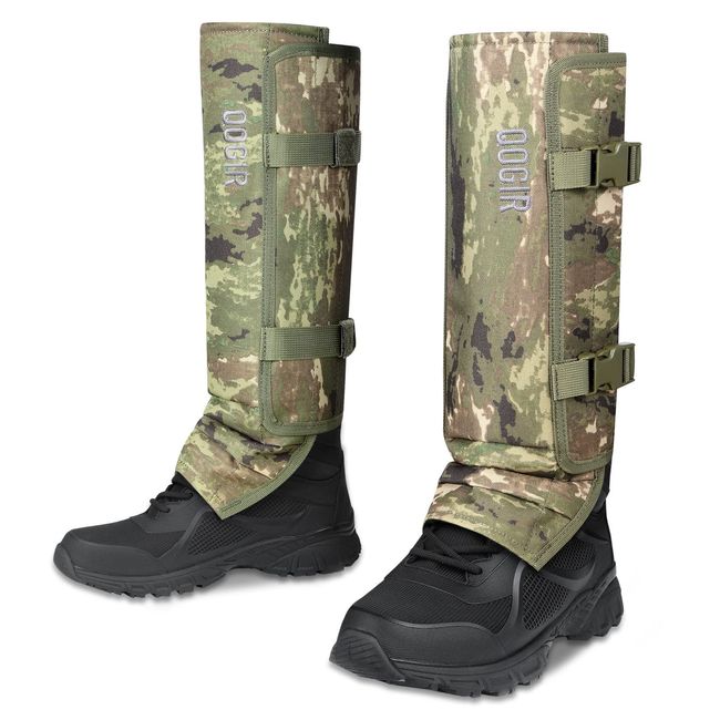 QOGIR Snake Gaiters for Hunting: Durable Snake Guards, Snake Gaiters Leggings for Men and Women, Anti-Bite Snakes on Lower Legs, Adjustable Snake Gaiters