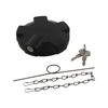 febi bilstein 06286 Fuel Filler Cap lockable, solid with gasket and chain, 1 unit, Schwarz