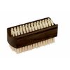Redecker Natural Pig Bristle Nail Brush with Oiled Thermowood Handle, 3-3/4-Inches, Light