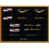 1/64 Tri-Five Chevy Trim Emblems Decal Set SCR-1424