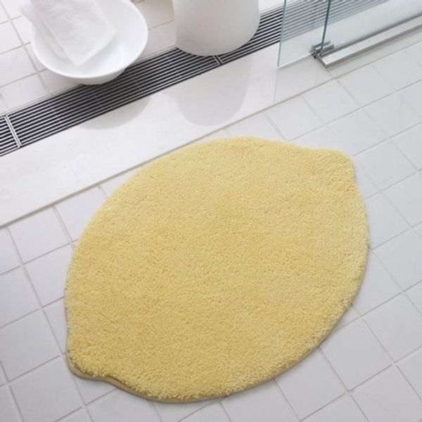 Microfiber Transformation Mat, Bath Mat, 6 Different Shapes (Lemon (Yellow))