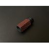 Shippo Muzzle Red Hider Muzzle Brass 14mm Reverse Screw Japanese Pattern Brass