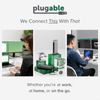 Plugable USB Transfer Cable, Unlimited Use, Transfer Data Between 2 Windows PC's, Compatible with Windows 11, 10, 7, XP, Bravura Easy Computer Sync Software Included