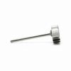 Rubby Stainless Steel Feather Stud Earrings Sold in 1 Pack Silver