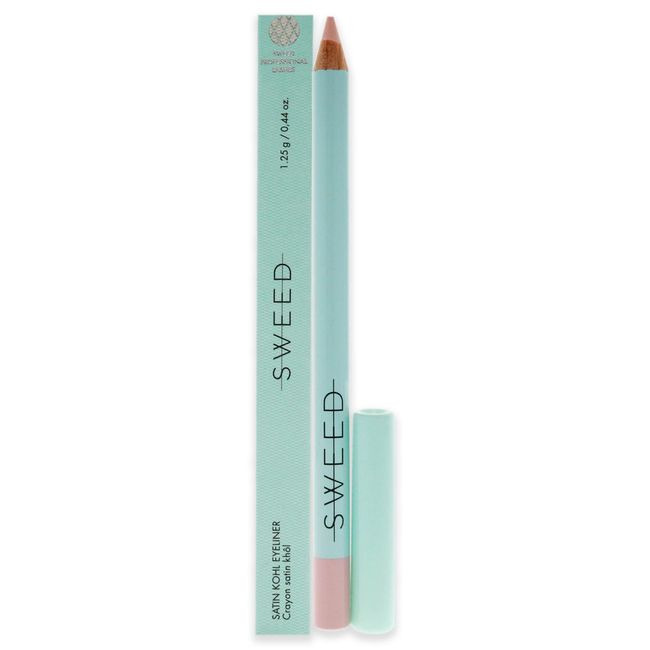 Sweed Satin Coal Ultra Creamy Bright Eyeliner - Waterproof and Long Wearing Eye Pencil with Intense Colour