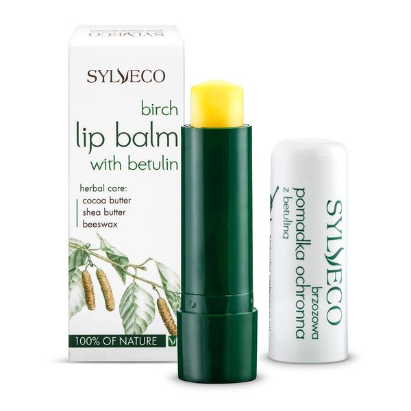 SYLVECO Birken-Lippenpflegestift mit Betulin. Lippenbalsam für frauen und männer. Naturkosmetik größe 4,6g.