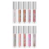 YAYAMIYA Eye Shadow Flash Series Solid Color Liquid Eye Shadow Long Lasting Women's Liquid Eye Shadow 10 Colors 30g 2# Peach Love