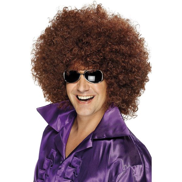 Mega Huge Afro Wig Brown