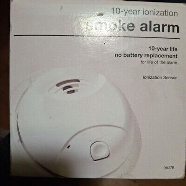 First Alert 10-year Ionization Smoke Alarm 0827B No Battery Replacement For Life