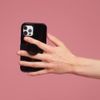 PopSockets Black iPhone 12 Case and iPhone 12 Pro Case with Phone Grip