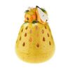Kitchen Table Pear Fruit Home Decoration Luminary w/ Flameless Candle and Timer