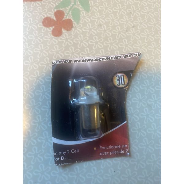 Dorcy L.E.D. 3V Replacement Bulb. 30 Lumens