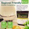 All Seasons Indoor Composter Starter Kit – 5 Gallon Tan Compost Bin for Kitchen 