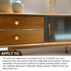 METALLIXITY Round Pull Knobs Pulls Pulls Pulls Wooden 33mm D 5pcs for Furniture Drawers Red Wood