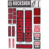 RockShox Decal Kit, 30/32mm, Red Color Matching Kit