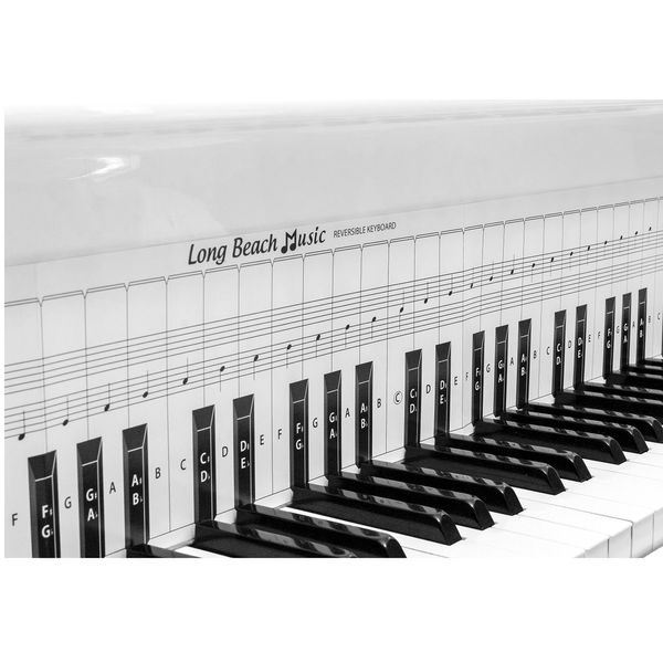 Practice Keyboard & Note Chart for Behind the Piano Keys