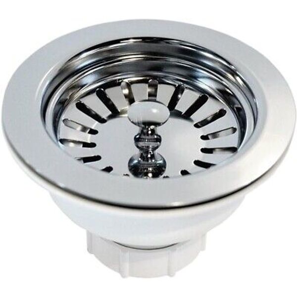 Native Trails 3-1/2" Kitchen Sink Basket Strainer Dr320-CH Chrome Finish NIP