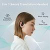 JOSTART Bluetooth 5.4 AI Language Translator Earbuds,HD Sound Quality, Ear-hook