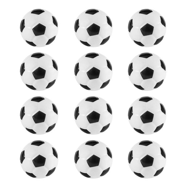 Mini Foam Sports Balls 12 Pack for Kids Adults Mini Baseball Football Basketball Soccer Stress Bulk Toy Game Party Decoration Relaxable (Soccer)