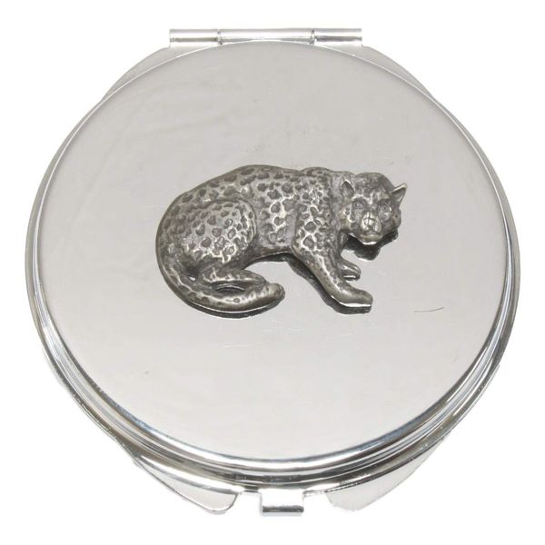 Leopard Compact Mirror Handbag Gift With Free Engraving 218